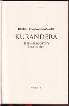 Hernán Huarache Mamani: Kurandera