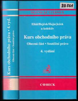 Karel Eliáš: Kurs obchodního práva