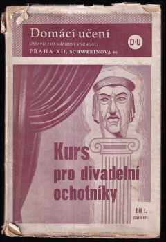 Klementina Rektorisová: Kurs pro divadelní ochotníky