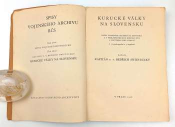 Bedřich Swieteczký: Kurucké války na Slovensku