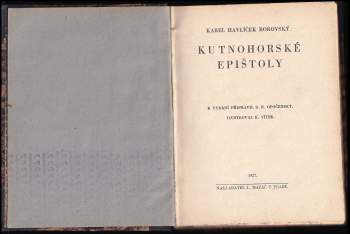 Karel Havlíček Borovský: Kutnohorské epištoly