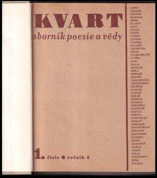 Kvart - KOMPLETNÍ ROČNÍK 4.