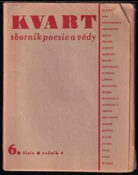 Kvart. Sborník poesie a vědy