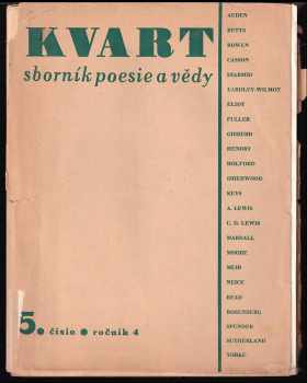 Kvart. Sborník poesie a vědy