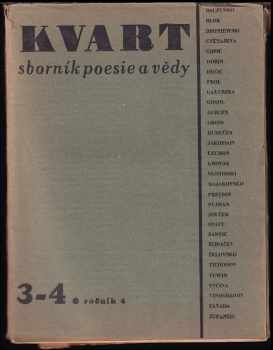 Kvart. Sborník poesie a vědy