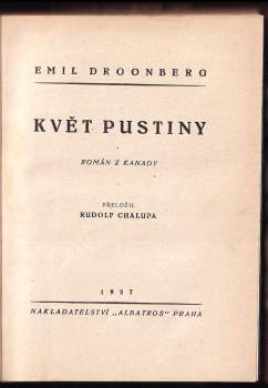 Emil Droonberg: Květ pustiny