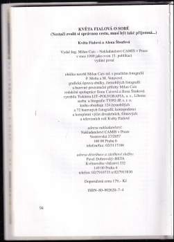 Alena Šloufová: Květa Fialová o sobě