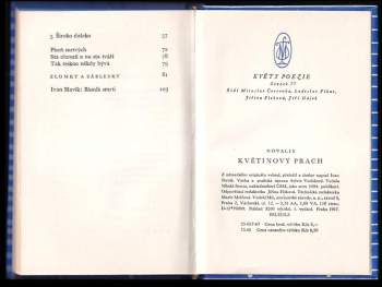 Novalis: Květinový prach
