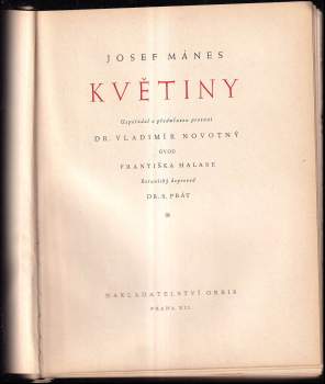 František Halas: Květiny