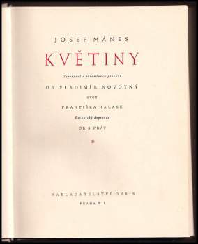 Josef Mánes: Květiny