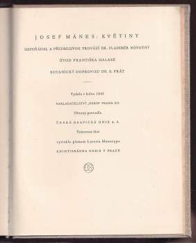 Josef Mánes: Květiny