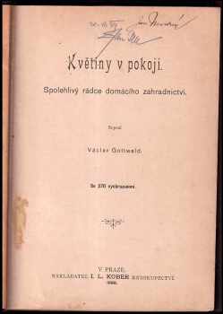 Václav Gottwald: Květiny v pokoji