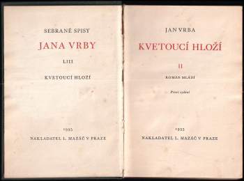 Jan Vrba: Kvetoucí hloží