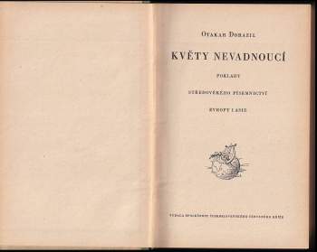 Otakar Dorazil: Květy nevadnoucí