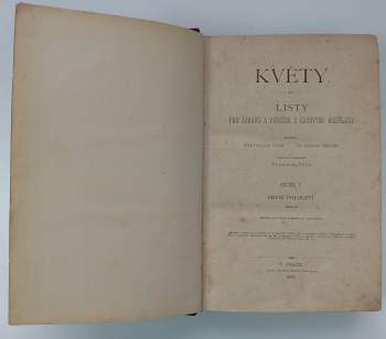 Svatopluk Čech: Květy, ročník V., kniha X., 1883