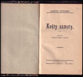 František Čech: Květy samoty
