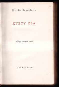 Charles Baudelaire: Květy zla
