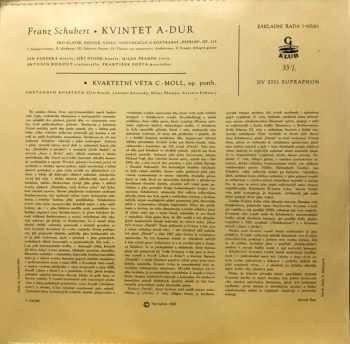 Franz Schubert: Kvintet A Dur "Pstruh"