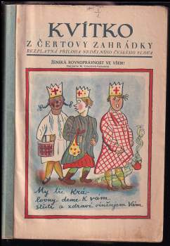 Kvítko z čertovy zahrádky 1930 roč. V. č. 1-5, 8, 13, 15-32, 34-47