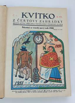 Josef Lada: Kvítko z čertovy zahrádky  - ročník VII. - čísla 1 - 52 - KOMPLETNÍ ROČNÍK