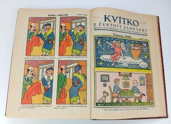 Josef Lada: Kvítko z čertovy zahrádky  - ročník VII. - čísla 1 - 52 - KOMPLETNÍ ROČNÍK