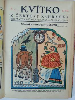Josef Lada: Kvítko z čertovy zahrádky  - ročník VII. KOMPLETNÍ + ročník VI. čísla 37-52