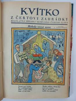 Josef Lada: Kvítko z čertovy zahrádky  - ročník VII. KOMPLETNÍ + ročník VI. čísla 37-52