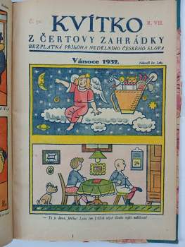 Josef Lada: Kvítko z čertovy zahrádky  - ročník VII. KOMPLETNÍ + ročník VI. čísla 37-52