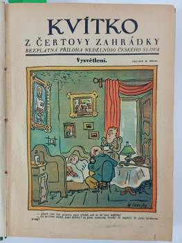 Josef Lada: Kvítko z čertovy zahrádky  - ročník VII. KOMPLETNÍ + ročník VI. čísla 37-52