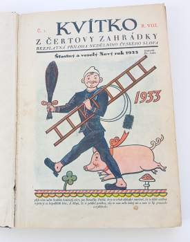 Josef Lada: Kvítko z čertovy zahrádky - Ročník VIII - čísla 1 - 49 - CHYBÍ ČÍSLA 29, 32, 38