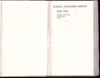 Karel Jaromír Erben: Kytice balad