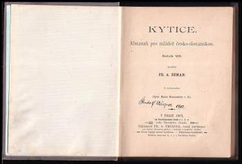 Eliška Krásnohorská: Kytice