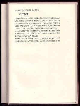 Karel Jaromír Erben: Kytice