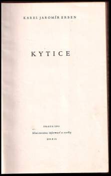 Karel Jaromír Erben: Kytice