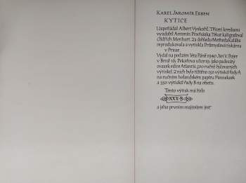 Karel Jaromír Erben: Kytice