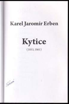 Karel Jaromír Erben: Kytice