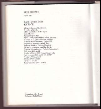 Karel Jaromír Erben: Kytice