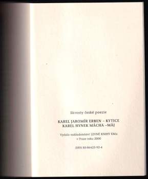 Karel Jaromír Erben: Kytice, Máj