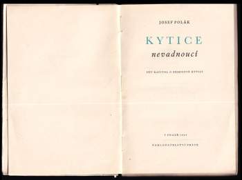 Josef Polák: Kytice nevadnoucí
