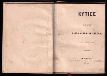 Karel Jaromír Erben: Kytice z básní
