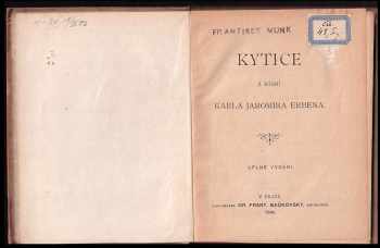 Karel Jaromír Erben: Kytice z básní Karla Jaromíra Erbena