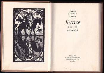 Karel Jaromír Erben: Kytice z pověstí národních