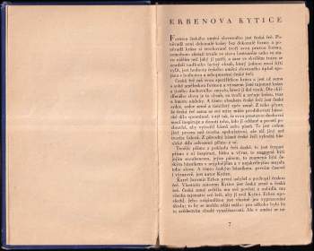 Karel Jaromír Erben: Kytice z pověstí národních