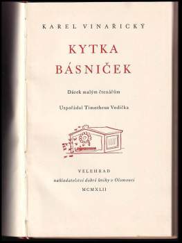 Karel Alois Vinařický: Kytka básniček