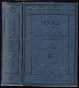 L. Annaei Senecae Opera Quae Supersunt Volvmen III
