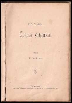 Lev Nikolajevič Tolstoj: L.N. Tolstého Druhá čítanka