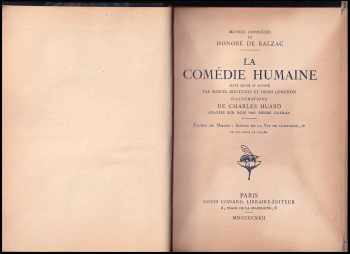 Honoré de Balzac: La comédie humaine