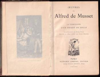 Alfred de Musset: La confession d'un enfant du siecle