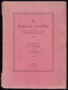 La Fiancée Vendue - Opéra-comique en 3 actes