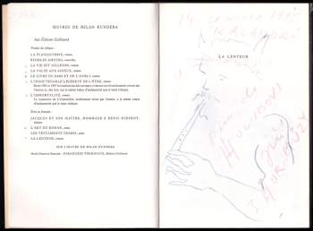 Milan Kundera: La lenteur